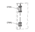 CFSW.  Петли со встроенным предохранительным выключателем