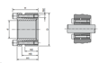 Зажимная втулка KLAA110 (PHF FX41 - 110x155)
