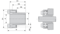 Зажимная втулка KLCC120  (PHF FX20 - 120x155)