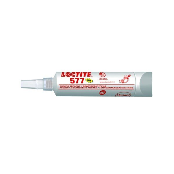 Герметик для крупной резьбы и неактивных металлов LOCTITE 577 250ML