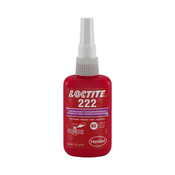 Резьбовой фиксатор низкой прочности LOCTITE 222 50ML