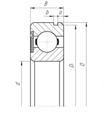 Подшипник шариковый 6003 ZN (150103)