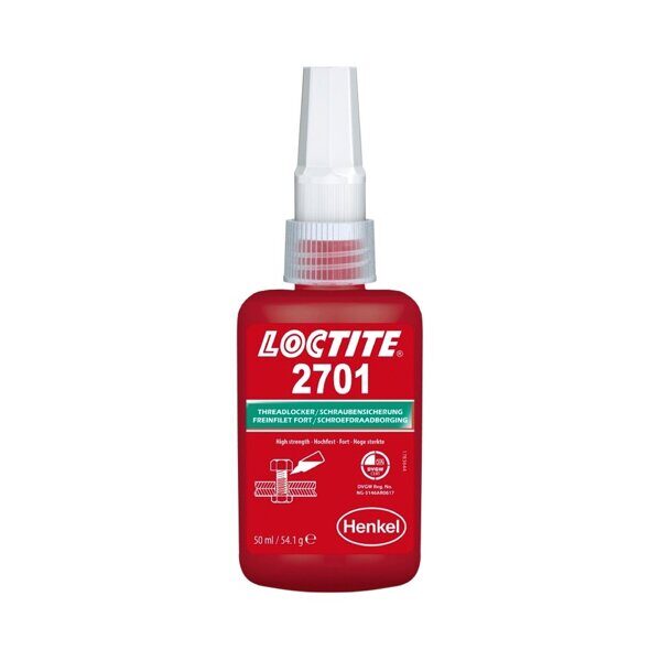 Резьбовой фиксатор высокой прочности для неактивных металлов LOCTITE 2701 50ML