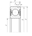 Подшипник шариковый 6003 ZZN (450103)