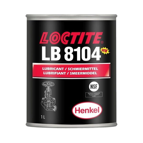 Cмазка силиконовая для пищевой промышленности LOCTITE LB 8104 1L