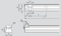 Рельс R1605 661 61 Bosch Rexroth