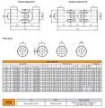 Карданное соединение 9 HD DIN 808 (50x95x290)