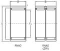 Подшипник RNAO 7X14X8 TN