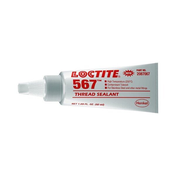 Герметик резьбовой высокотемпературный низкой прочности LOCTITE 567 50ML